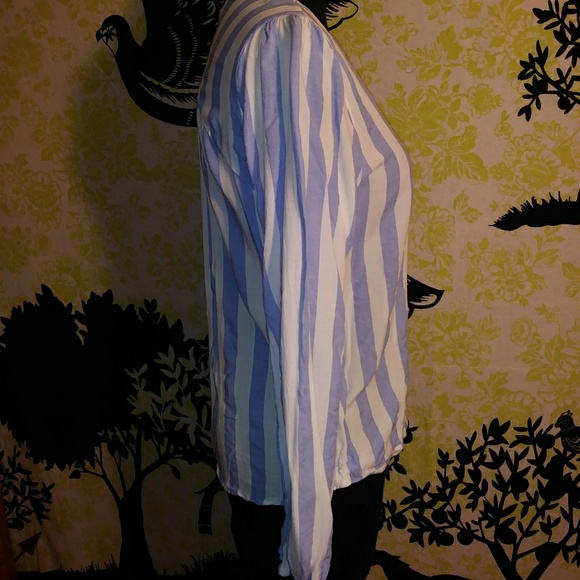 4/$25 PINK ROSE Long Sleeve Blouse Large - Picture 2 of 7